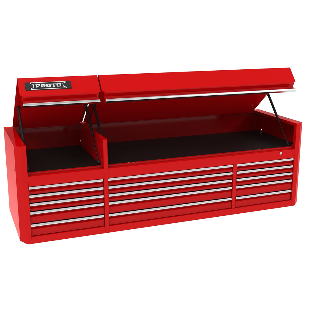 TOP CHEST 88 IN 15 DRAWER RED