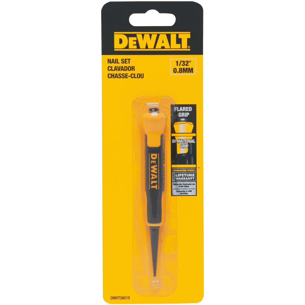 DEWALT 1/32 INCH BI MATERIAL NAIL SET