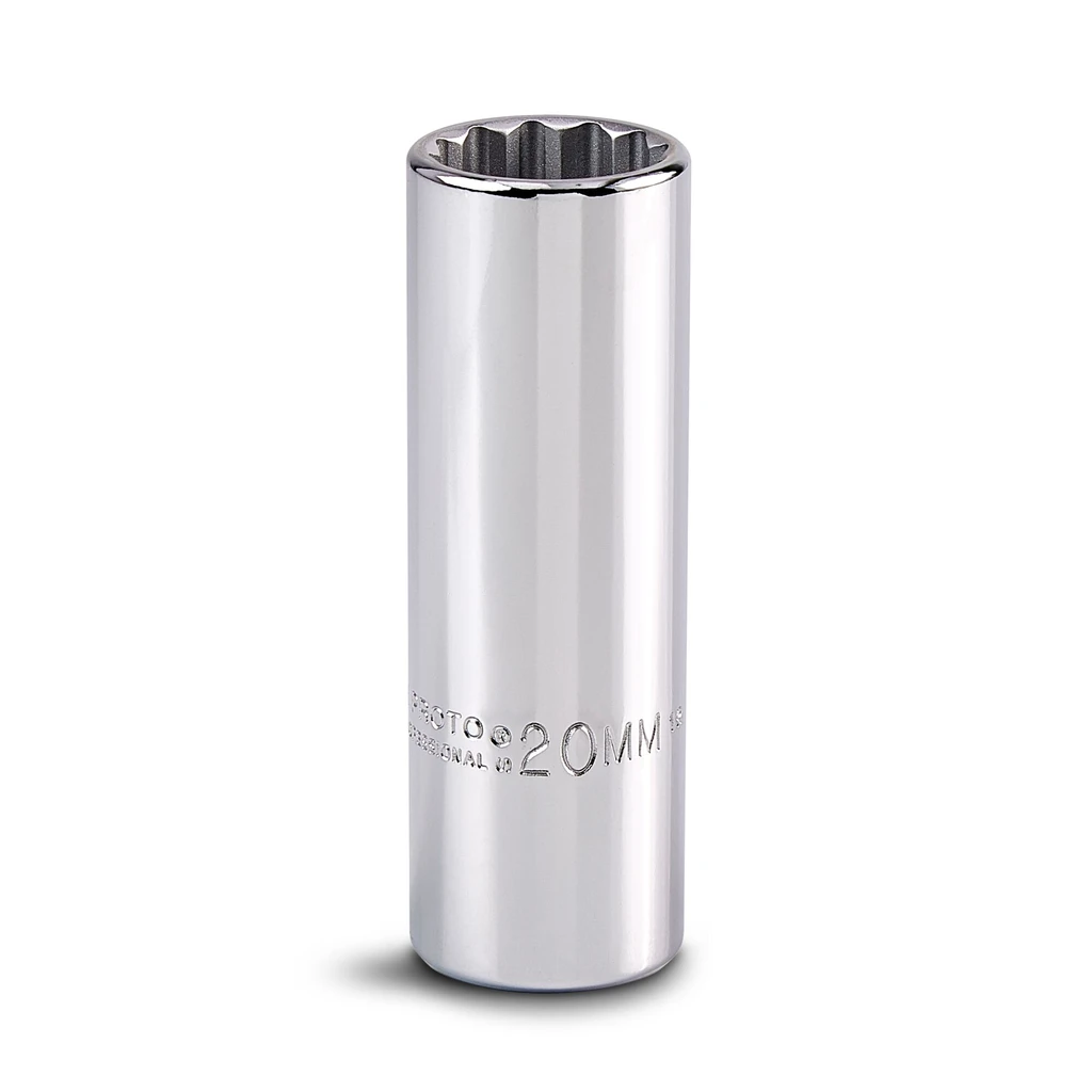 PROTO Socket Deep 1/2" DR 20 mm 12 PT