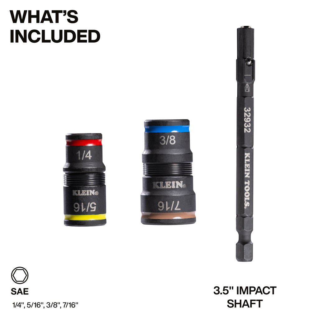5-in-1 Impact Rated Flip Socket Set
