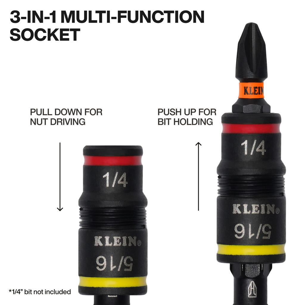 5-in-1 Impact Rated Flip Socket Set