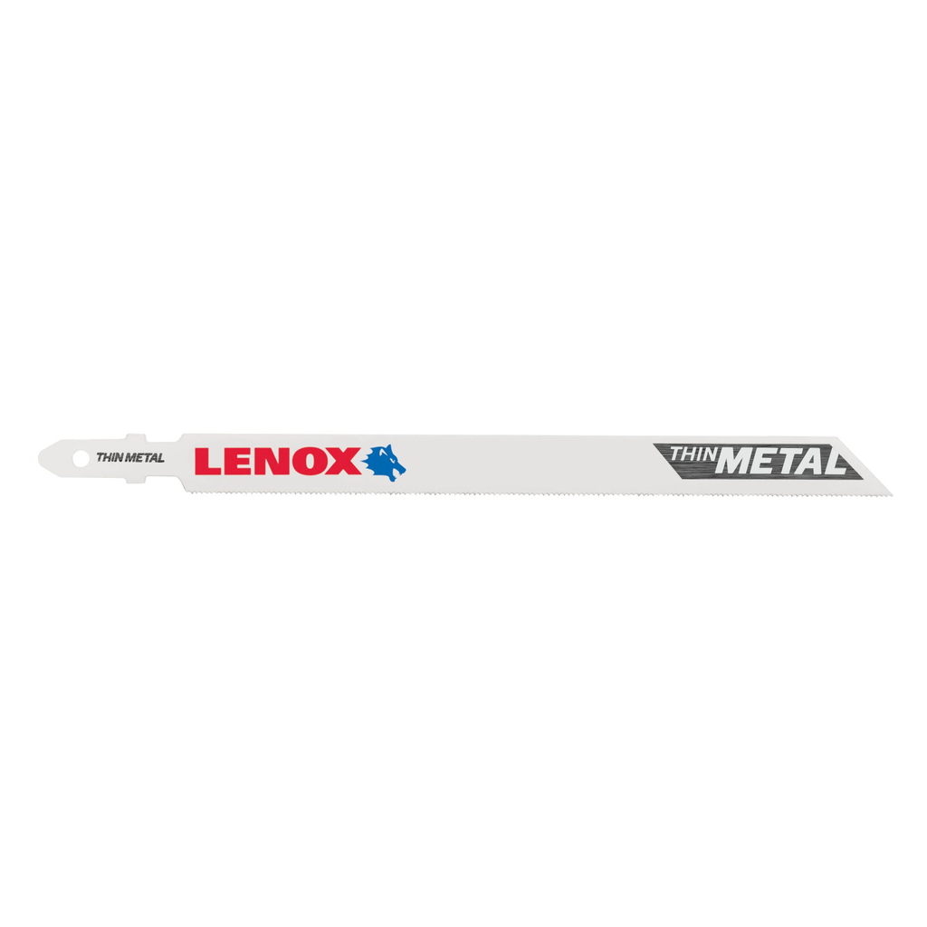 LENOX T-Shank Thin Metal Cutting Jig Saw Blade, 5 1/4" X 3/8"24 TPi, 5 Pack