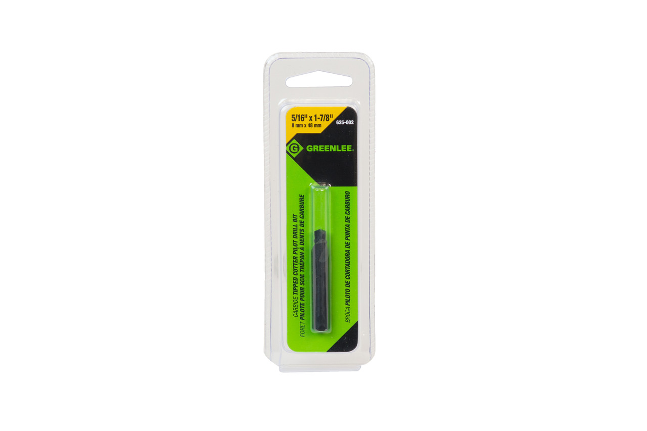 GREENLEE Large Pilot Drill for 2-1/2" - 4-1/2" Cutters