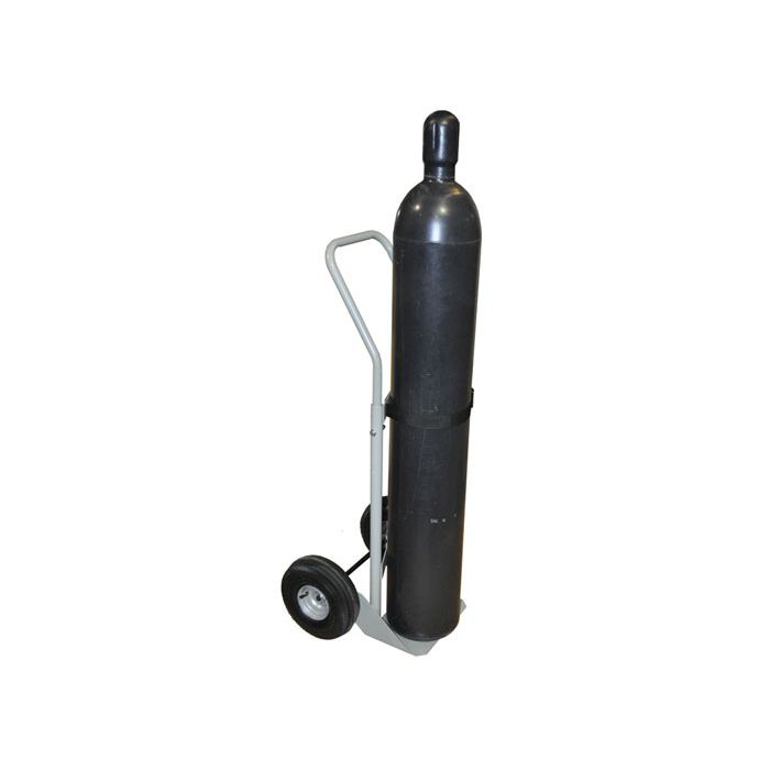 Single Cylinder Hand Truck, 10.5" Pneumatic Wheels - 35002