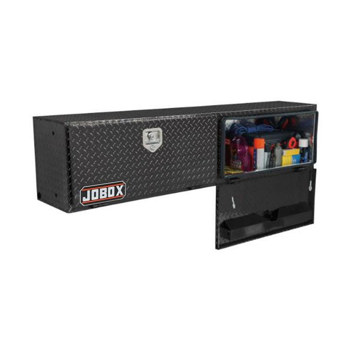 JOBOX 96" Black Aluminum Topside Truck Box
