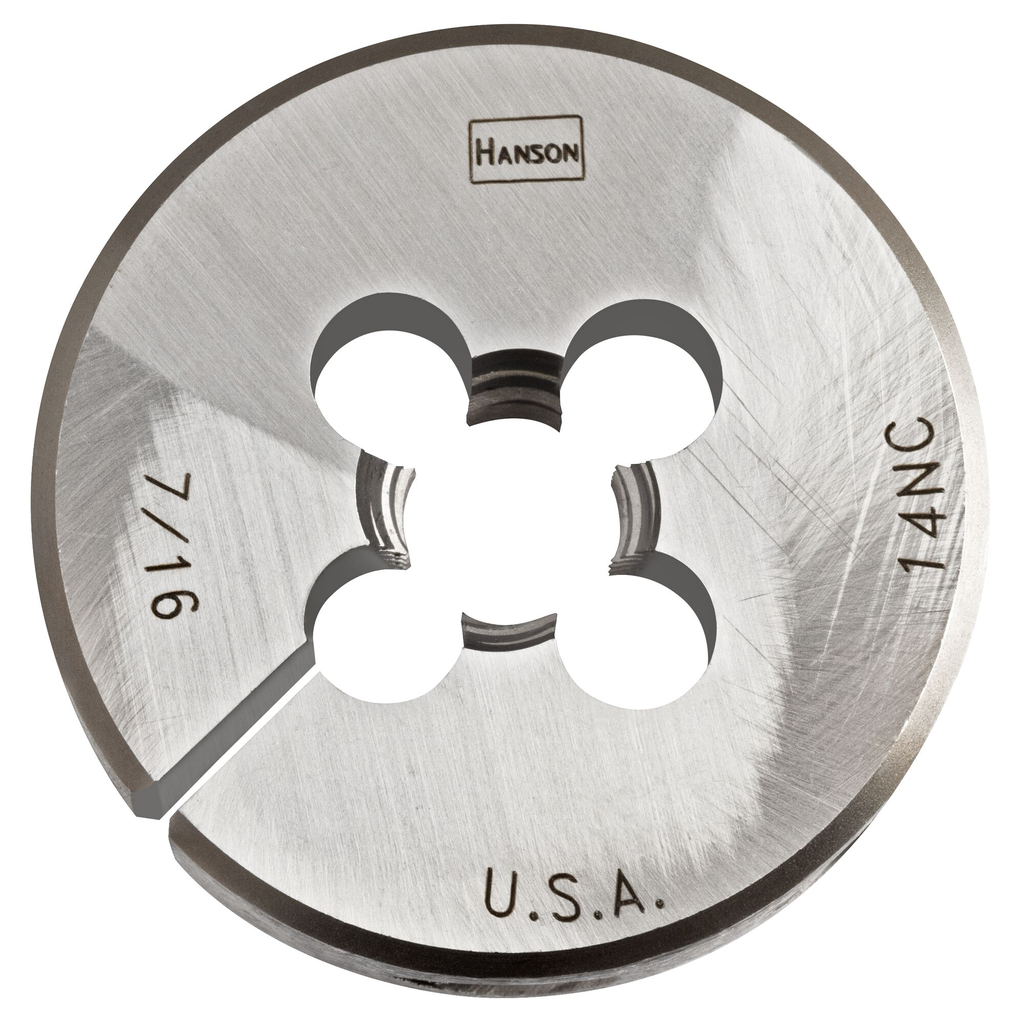 IRWIN DIE 7/16-14 NC 1-1/2 RD ADJ
