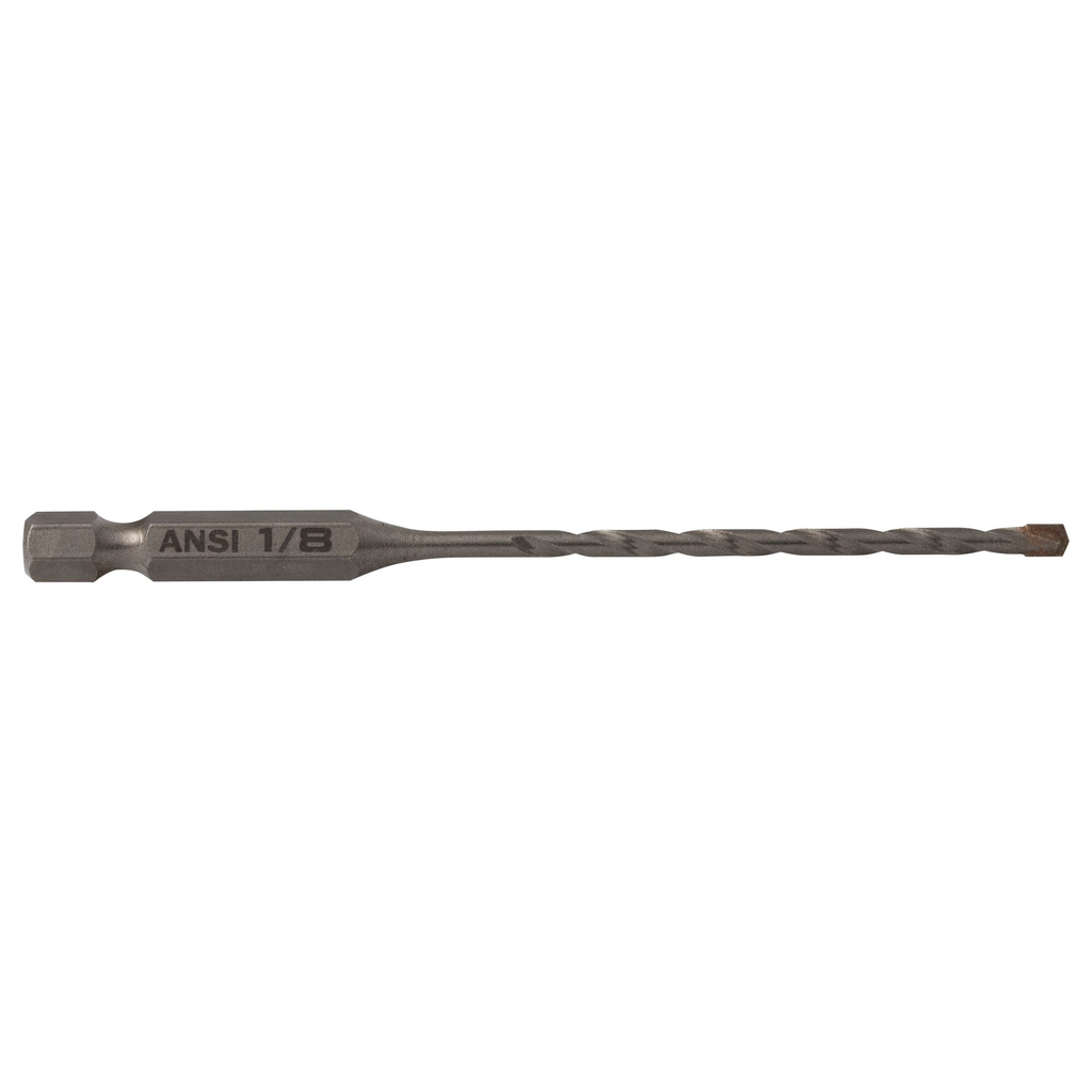 IRWIN DRL BIT IMPACT MASONRY 1/8"X4"OAL CARD