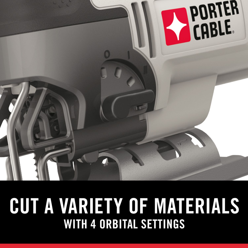 PORTER CABLE 6.0 Amp Variable Speed Orbital Jigsaw