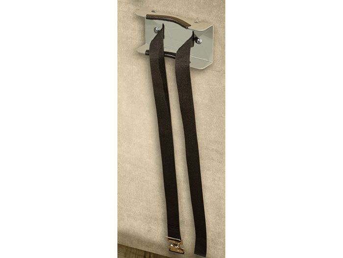 Steel Gas Cylinder Support Bracket, One 12" Cylinder Capacity, Wall Mount - 35250