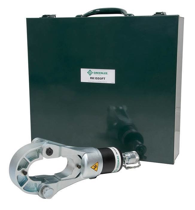 GREENLEE 15-Ton, Flip Top, Remote Head Crimping Tool