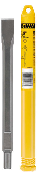 DEWALT 1" x 12" Cold Chisel 3/4" Hex x 21/32" Round Spline Shank