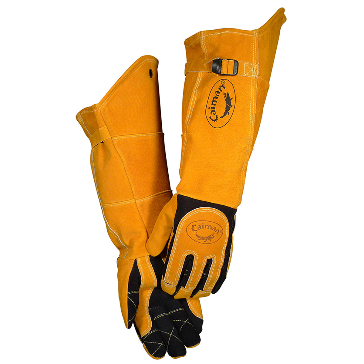 Caiman® 1878  Hand Protect-Welding, Size L, Gold