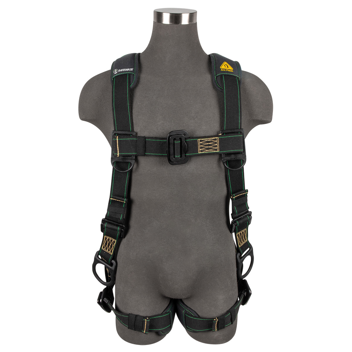SAFEWAZE Arc Flash Full Body Harness: DE 3D, DE MB Chest/Legs (XL)