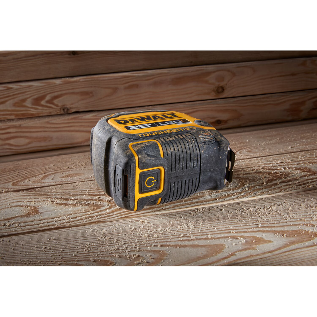 25FT DEWALT LIGHTED TAPE MEASURE