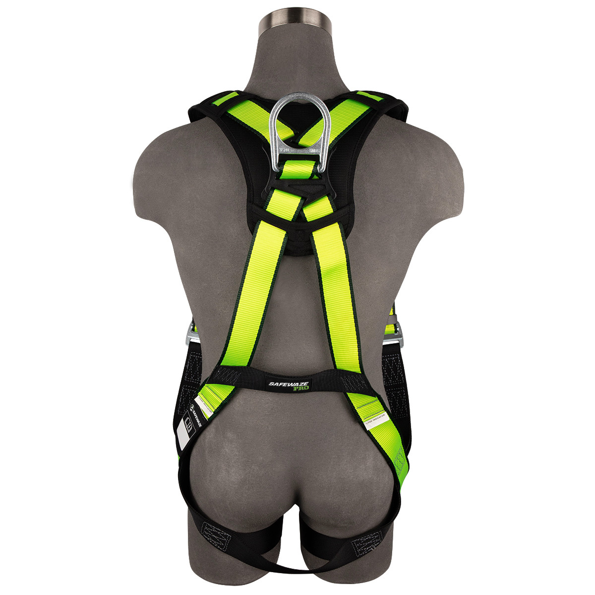 SafeWaze PRO Full Body Harness: 1D, QC Chest, QC Legs  (3X)