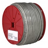 CABLE,3/32-3/16,COATED,BK,250'