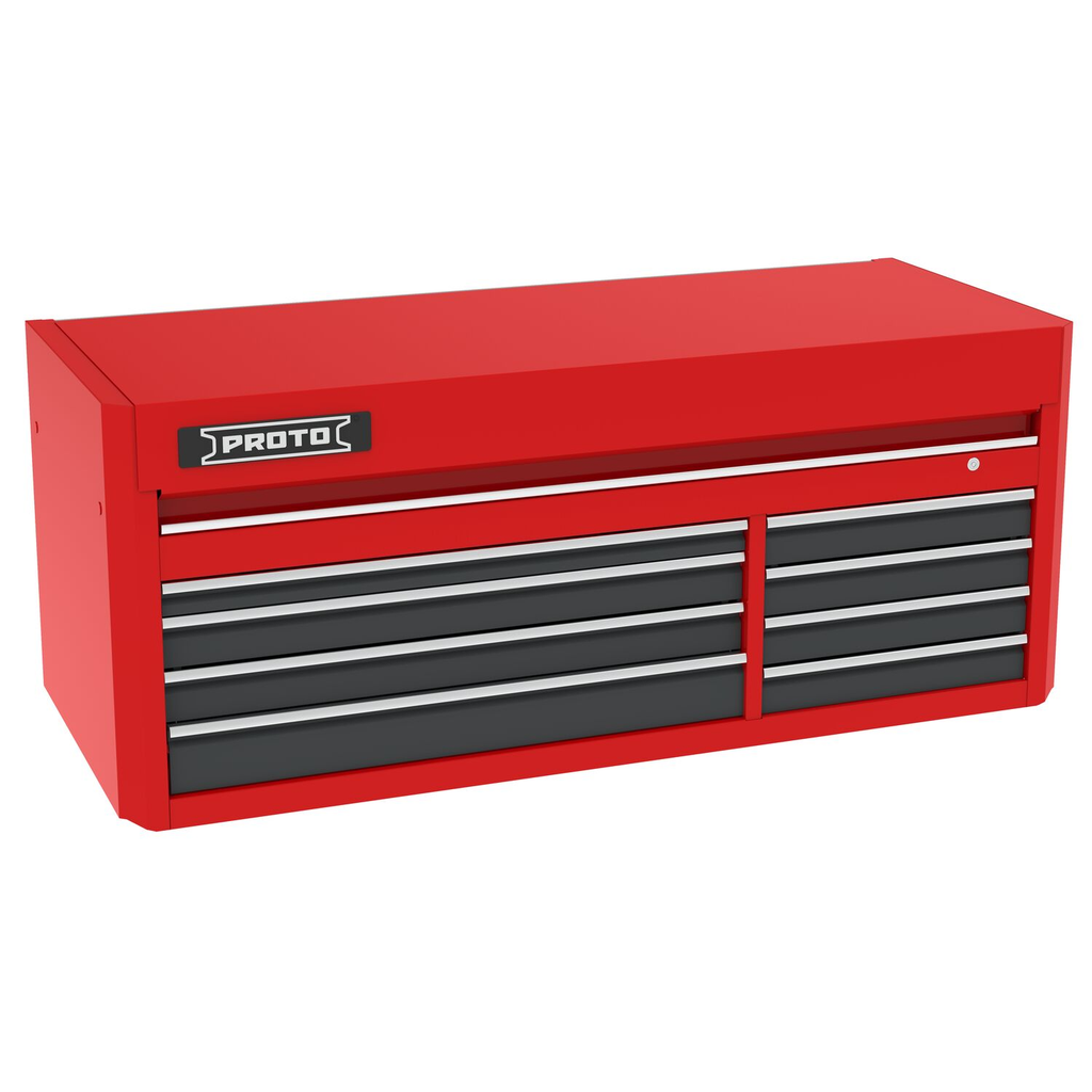 TOP CHEST 66 IN 8 DWR RED/GREY