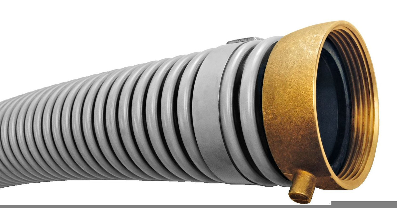 4 "x20ft Male&Female NPSH Gray Weatherflex Suction Hose 1/EA