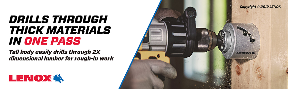 LENOX Carbide Hole Saw, 2 9/16-Inch65 Mm)