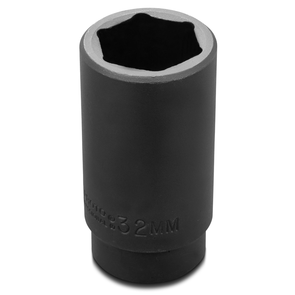 Proto® 1/2" Drive Deep Impact Socket 32 mm - 6 Point 1/ea