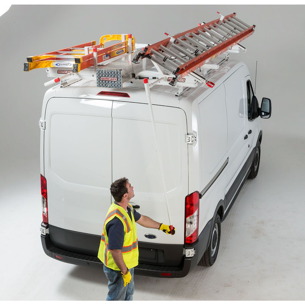 EZGLIDE2™ Fixed Drop-Down for Compact Vans Short Ladder Dual Drop-down kit w/Cross Member