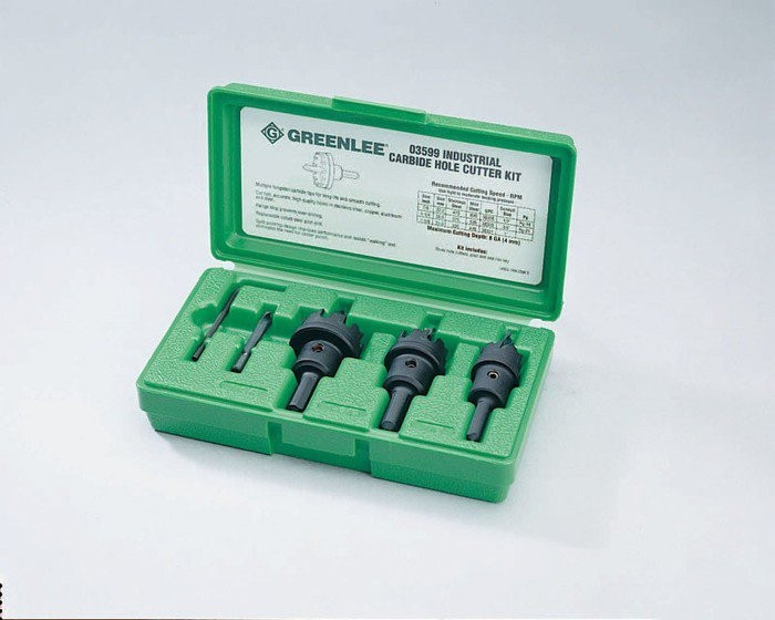 GREENLEE 4 Piece Carbide Cutter Set