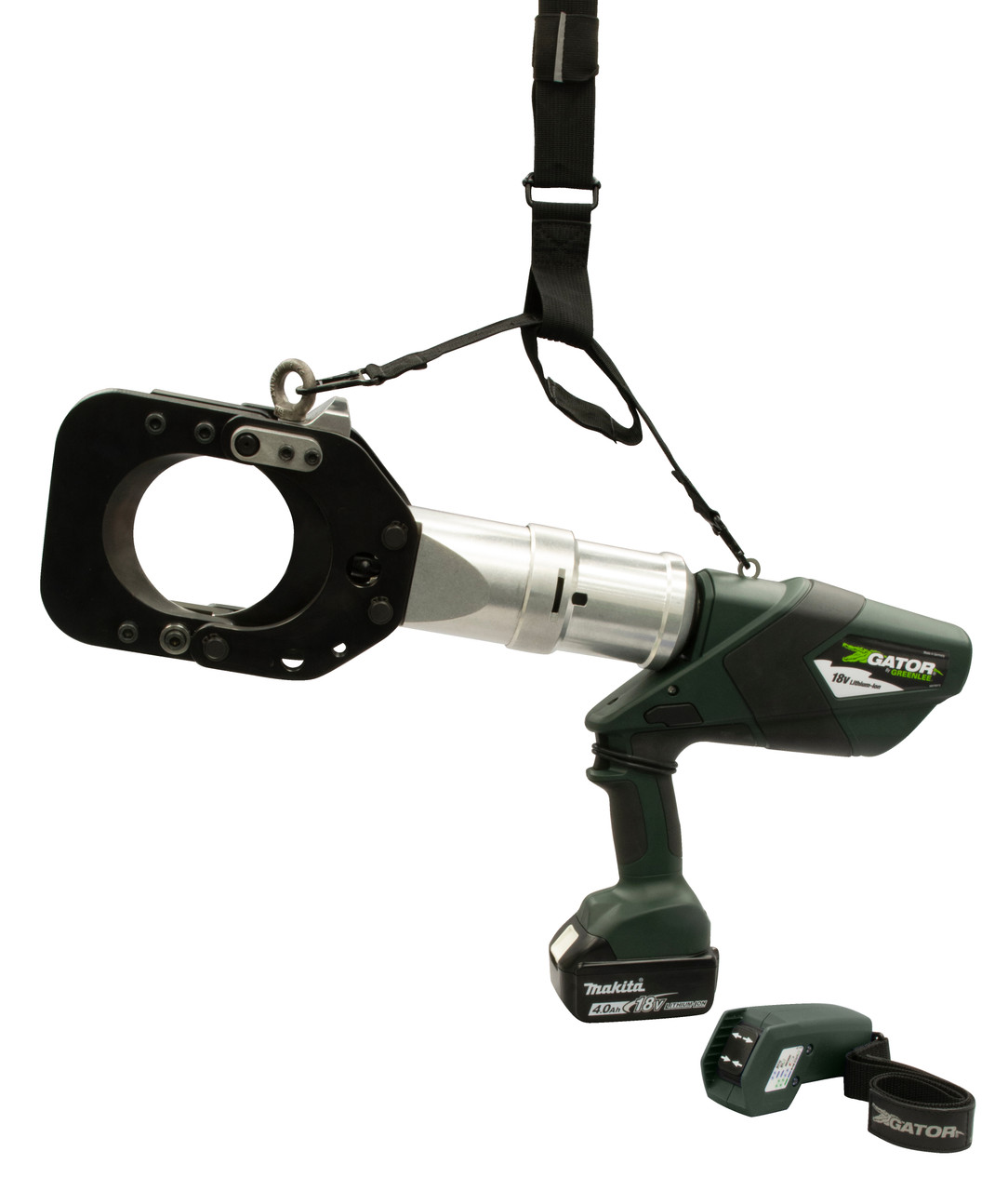 GREENLEE 105mm Gator® Guillotine Remote Cable Cutter, 12V Charger