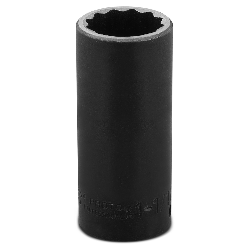 Proto® 1/2" Drive Deep Impact Socket 1-1/16" - 12 Point 1/ea