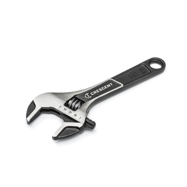 WRENCH,6",ADJ,WIDE JAW,CARDED