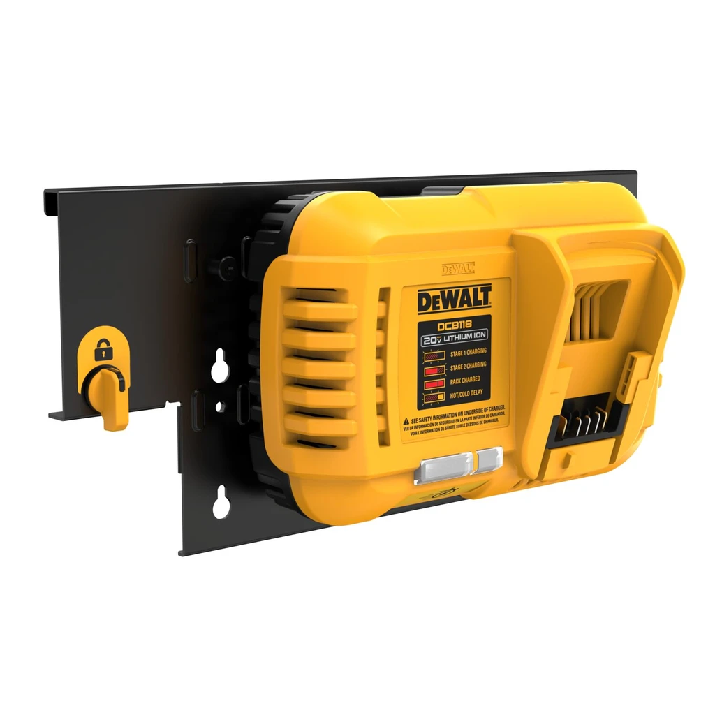 BATTERY CHARGER RAIL MOUNT