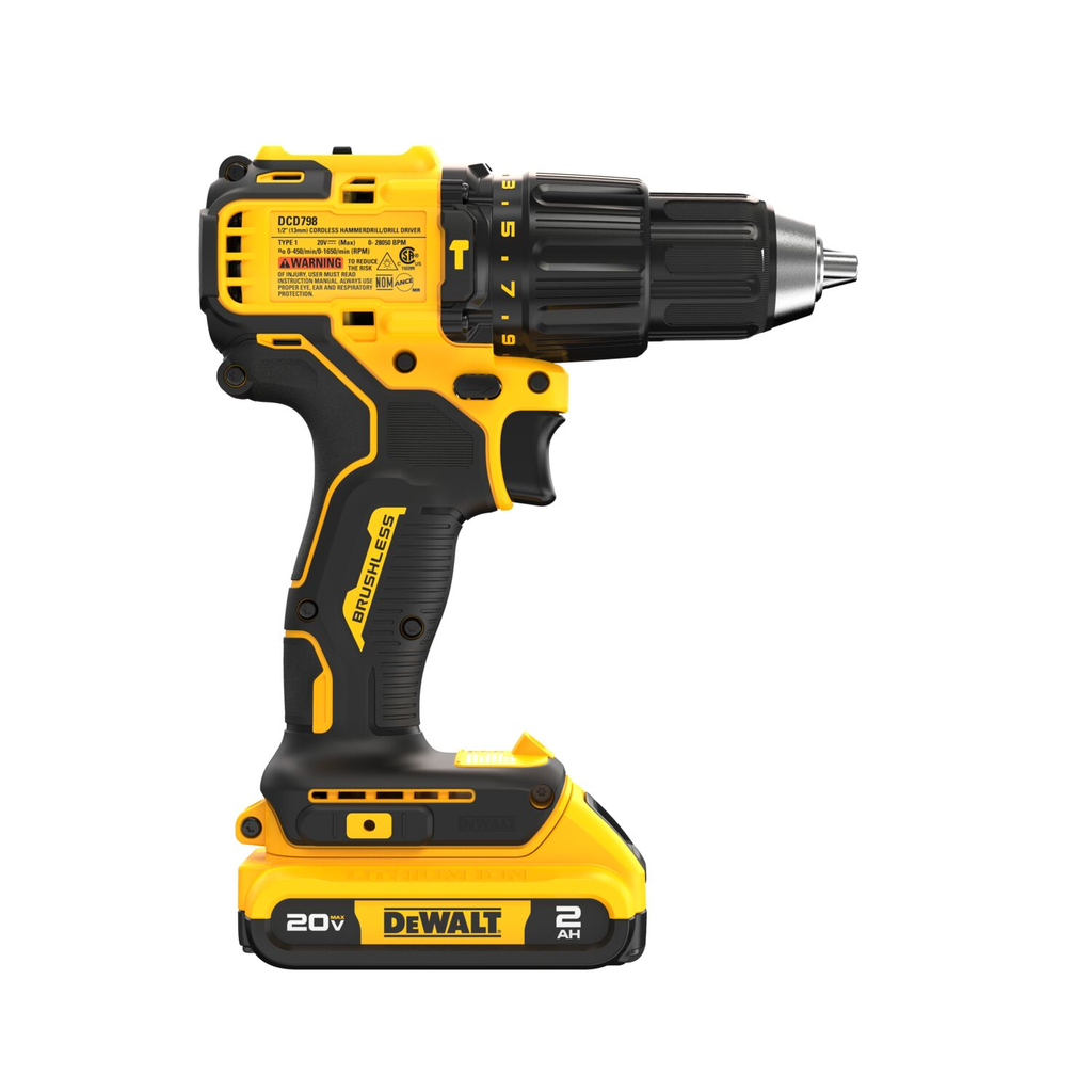 20V BRUSHLESS COMPACT HD - KIT (P/N DCD798D1)