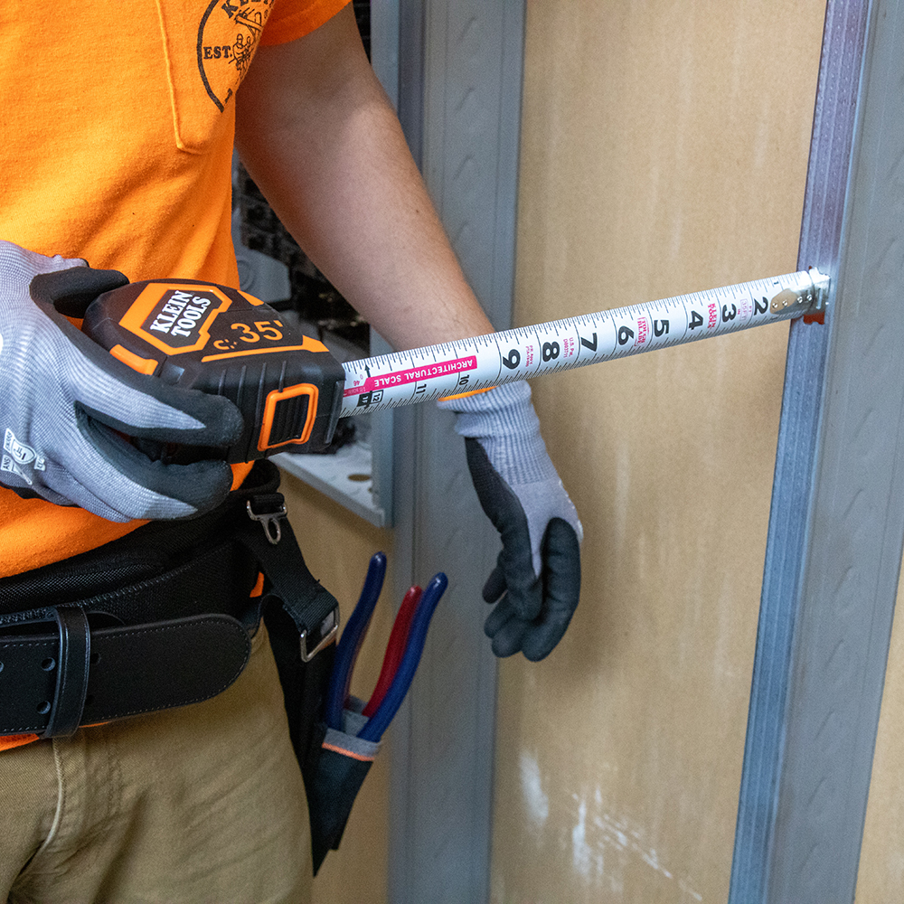 Tape Measure, 35-Foot Magnetic Double-Hook