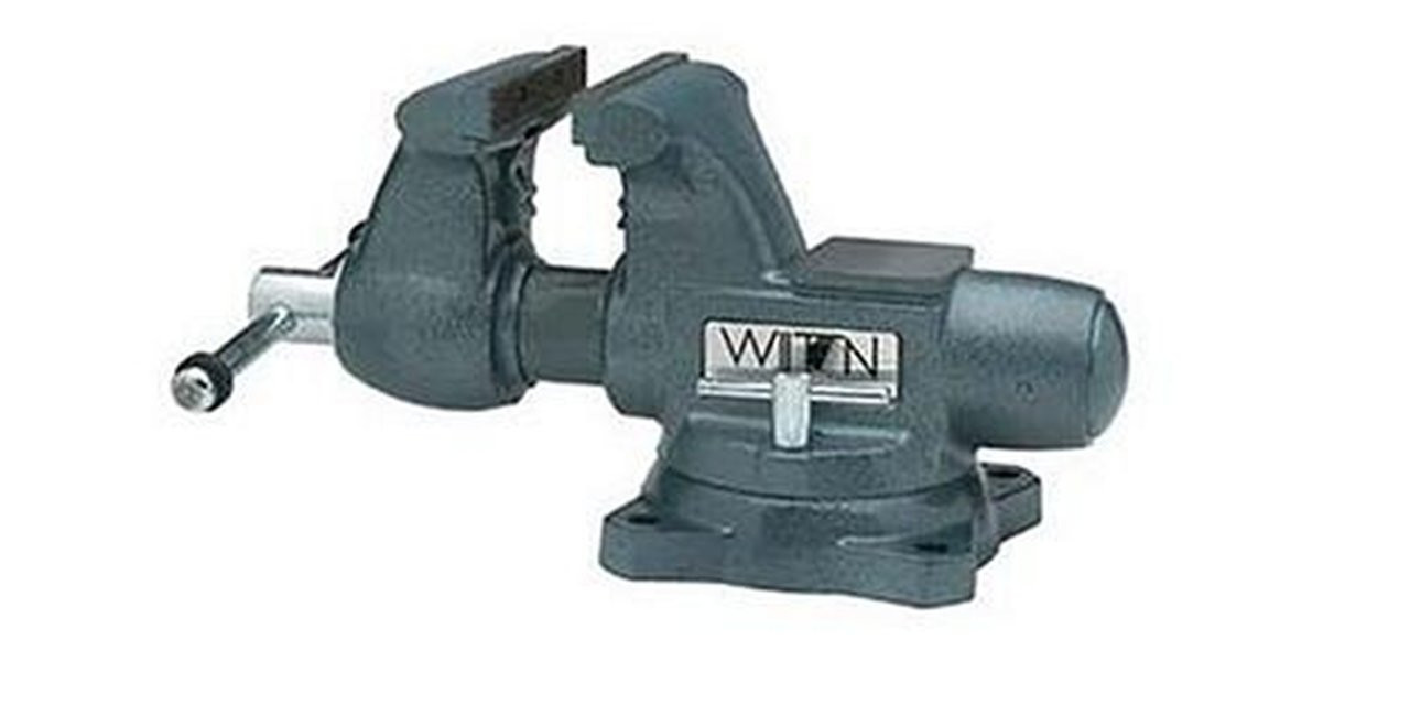 WILTON 1765, Tradesman 6-1/2" Round Channel Vise with Swivel Base