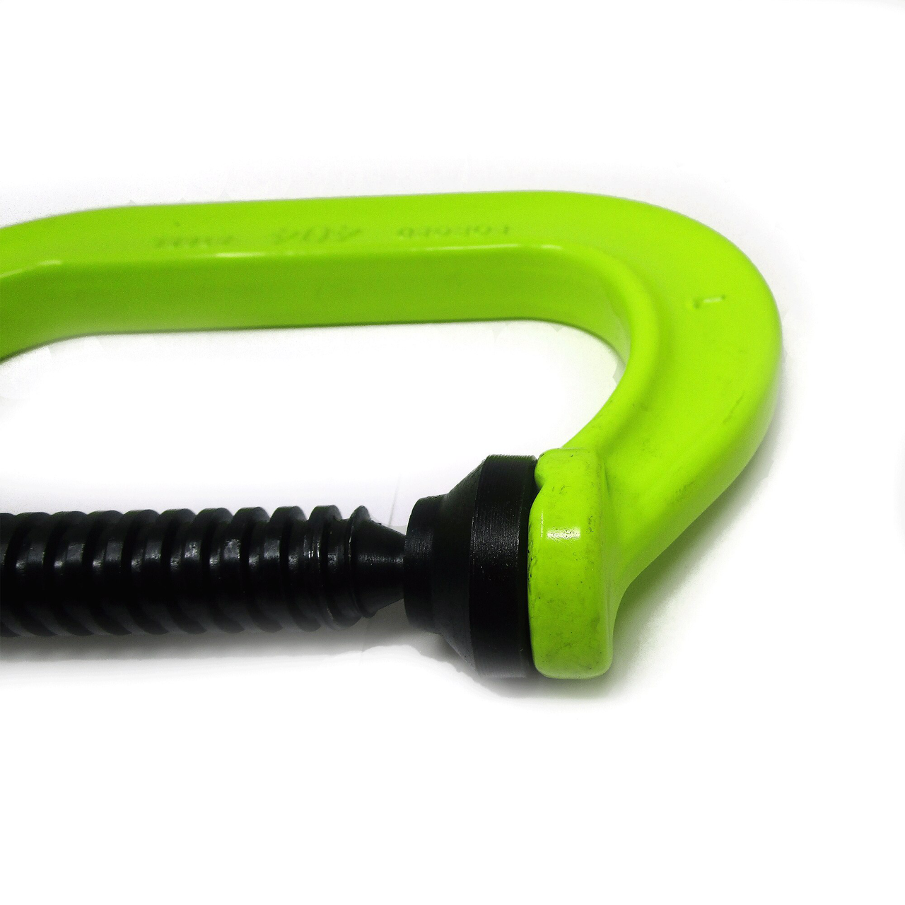 WILTON 404SF, 400 Series Hi-Vis Safety C-Clamp, 0 - 4-1/4" Opening, 3-1/4" Throat