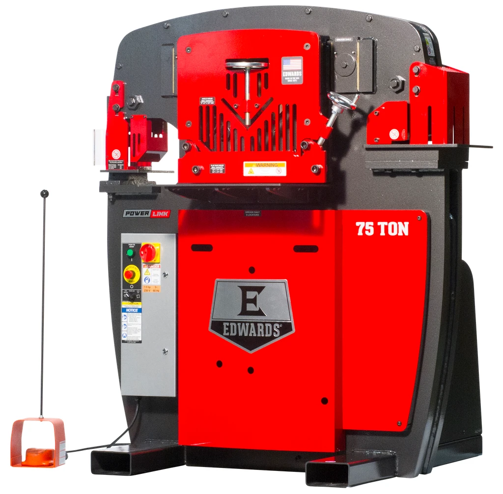 75 Ton Ironworker 230V, 1Ph, with PowerLink
