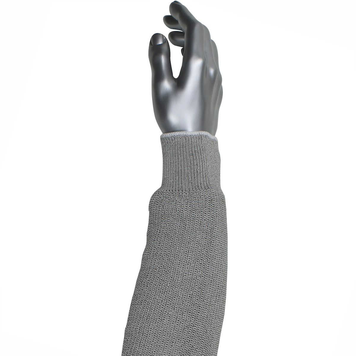 Claw Cover® CS7GY-AC  Cut Resistant Sleeve, Size 18", Gray, ANSI A8