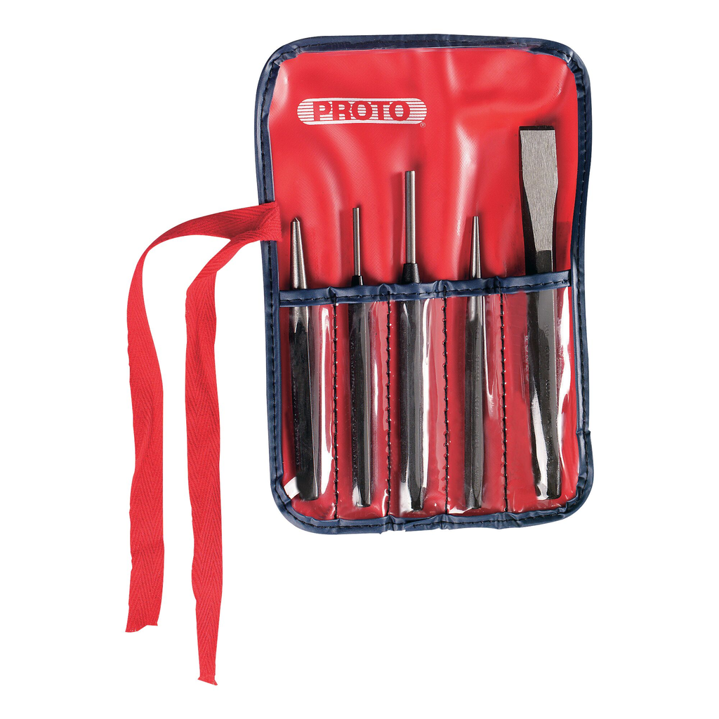 Set Punch & Chisel 5 Pc 1/ea