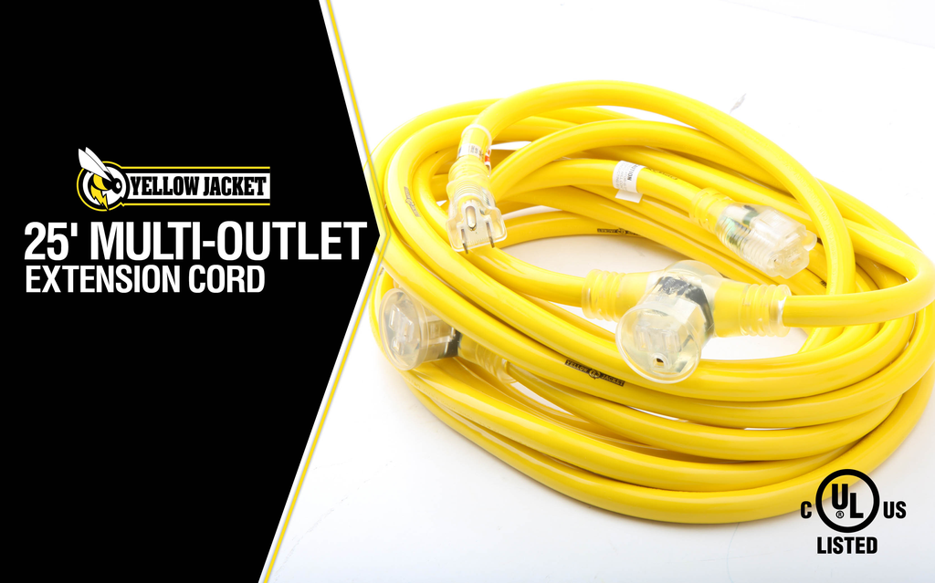 YELLOW JACKET, 12/3 25' STW MULTI-OUTLET