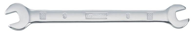 DEWALT 8mm X 9mm Double Open End Wrench 2/pk
