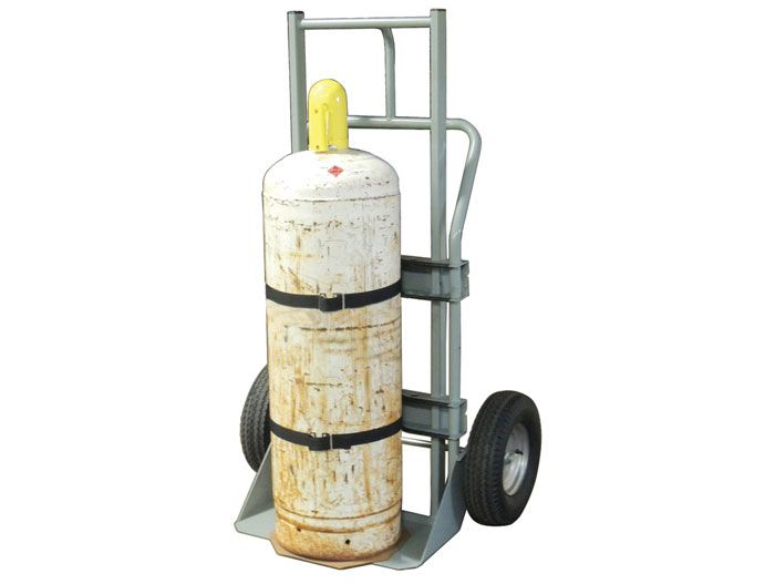 Single Cylinder Hand Truck | 16" Pneumatic Wheels - 35010