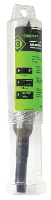 GREENLEE Bit, Naileater 1.00X7.62 (62PT)