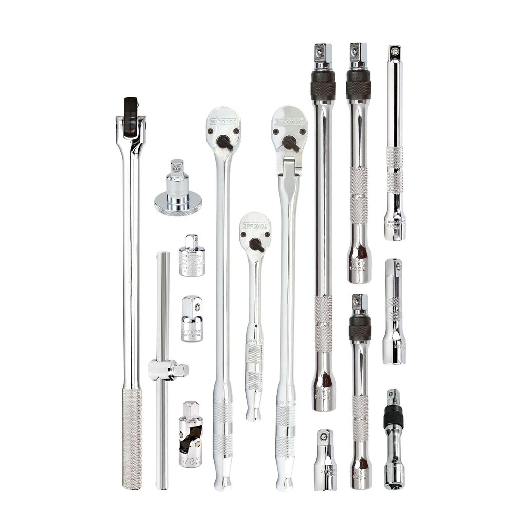 PROTO Set 16Pc 3/8Dr Tools & Accy