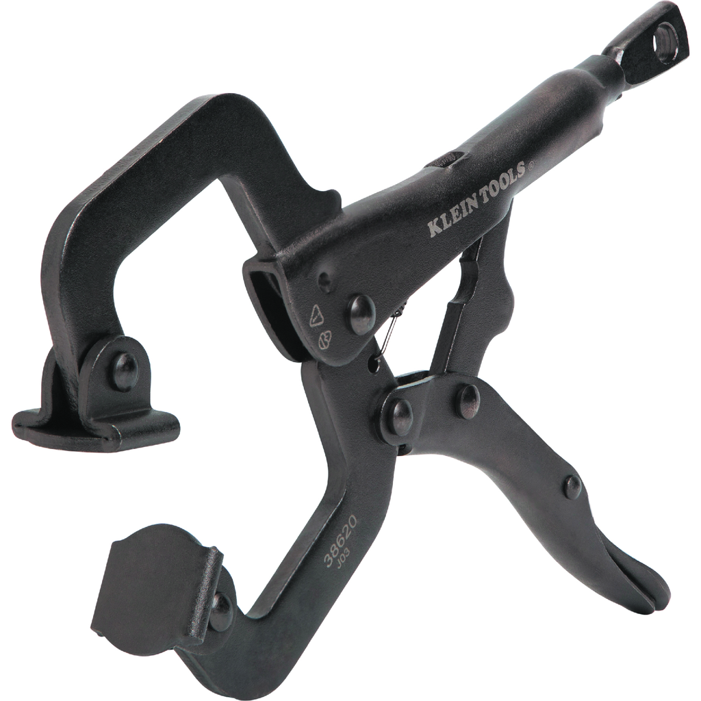 C-Clamp Locking Pliers With Swivel Jaws, 6-Inch