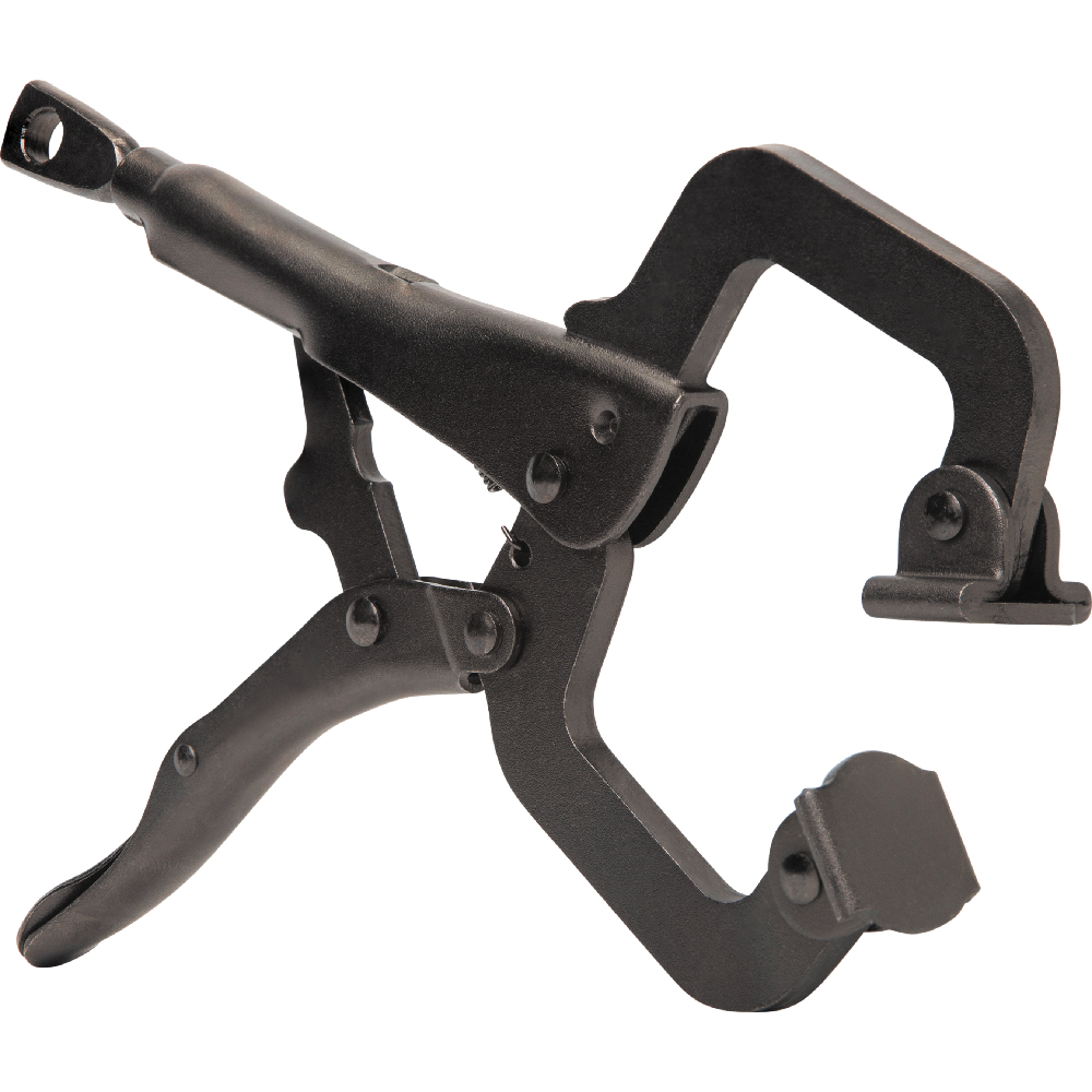 C-Clamp Locking Pliers With Swivel Jaws, 6-Inch