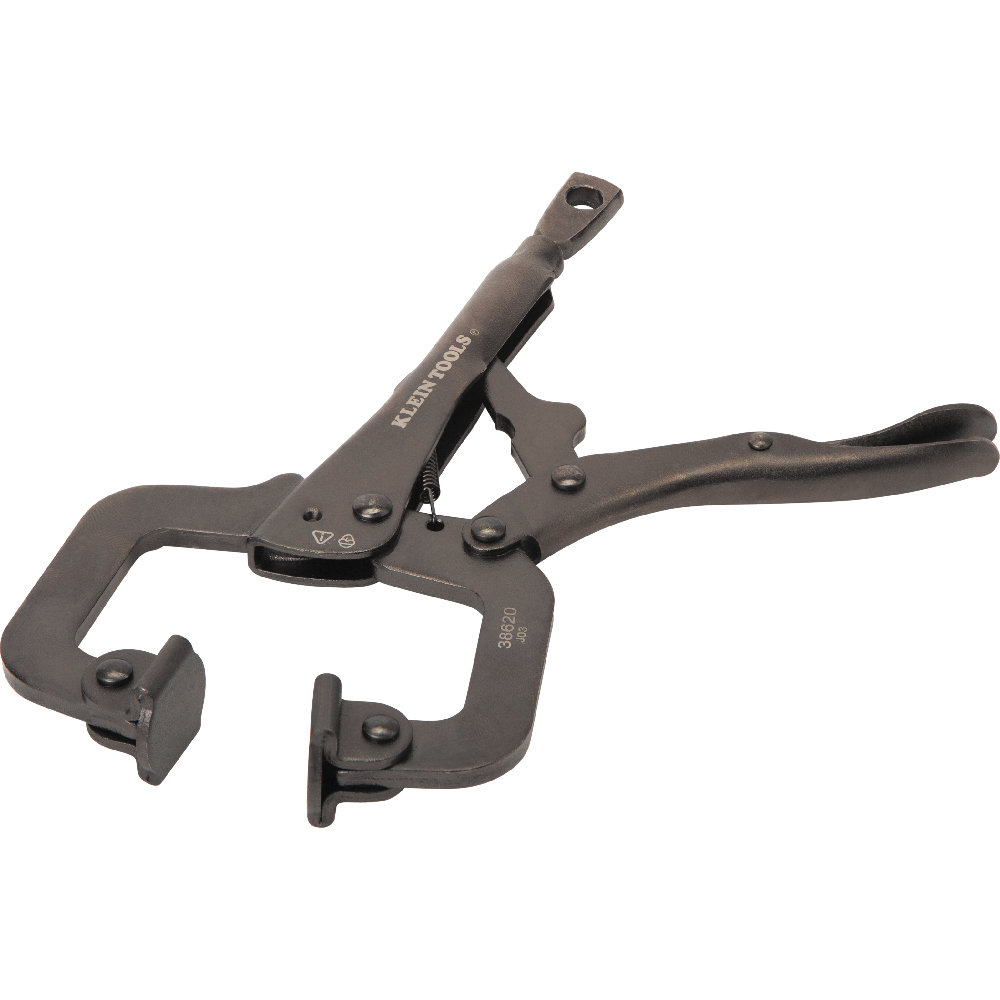 C-Clamp Locking Pliers With Swivel Jaws, 6-Inch
