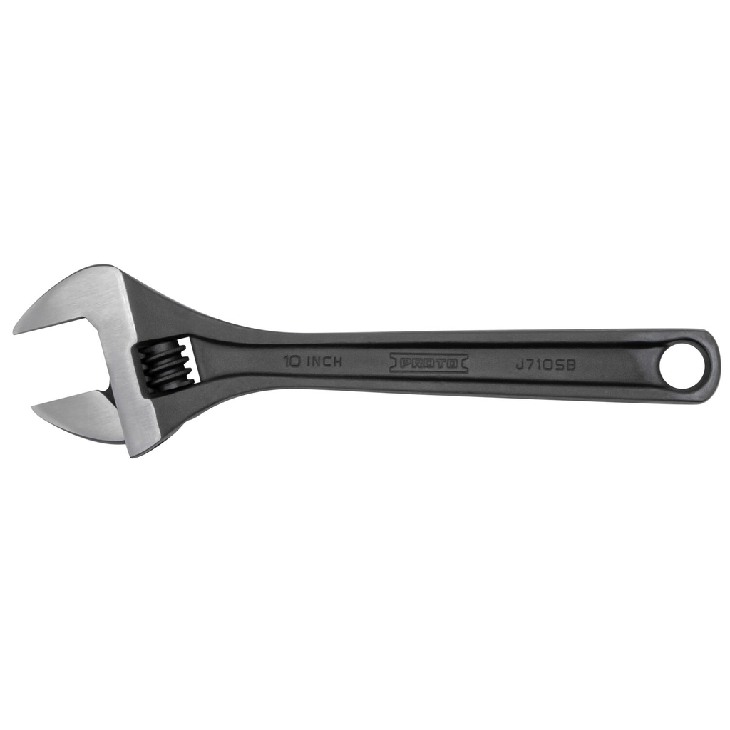 PROTO 10 In. Black Oxide Adjustable Wrench