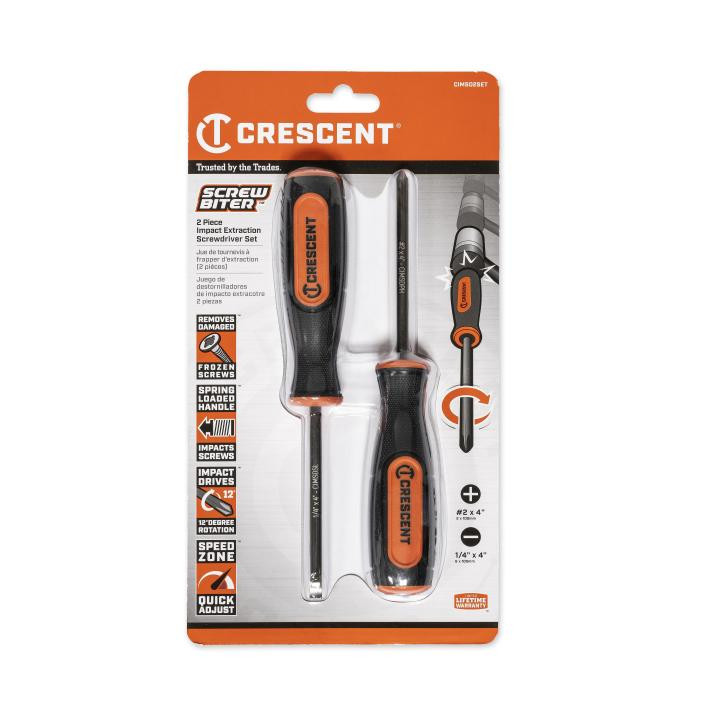 2 PC. IMPACT SCREWDRIVER SET