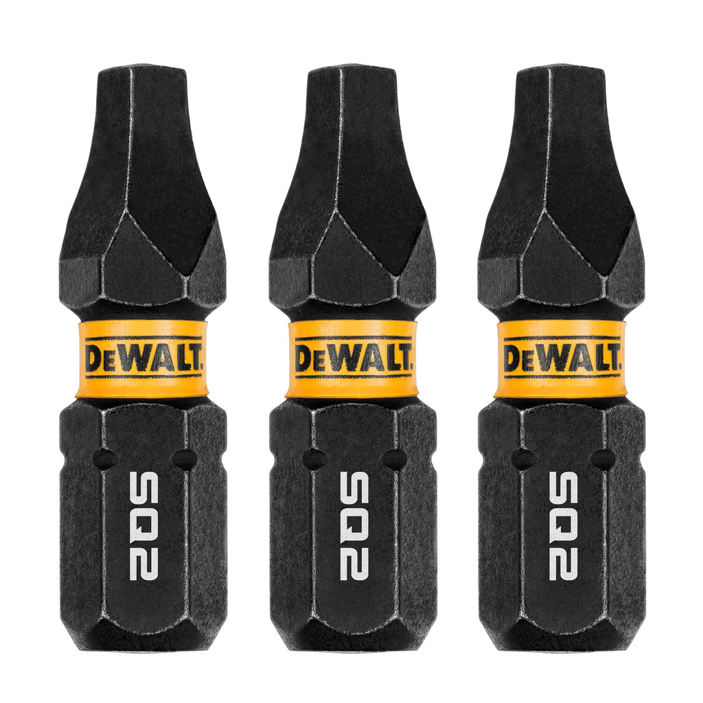 DW FLEXTORQ 3PK 1IN BITS FOR SQ2