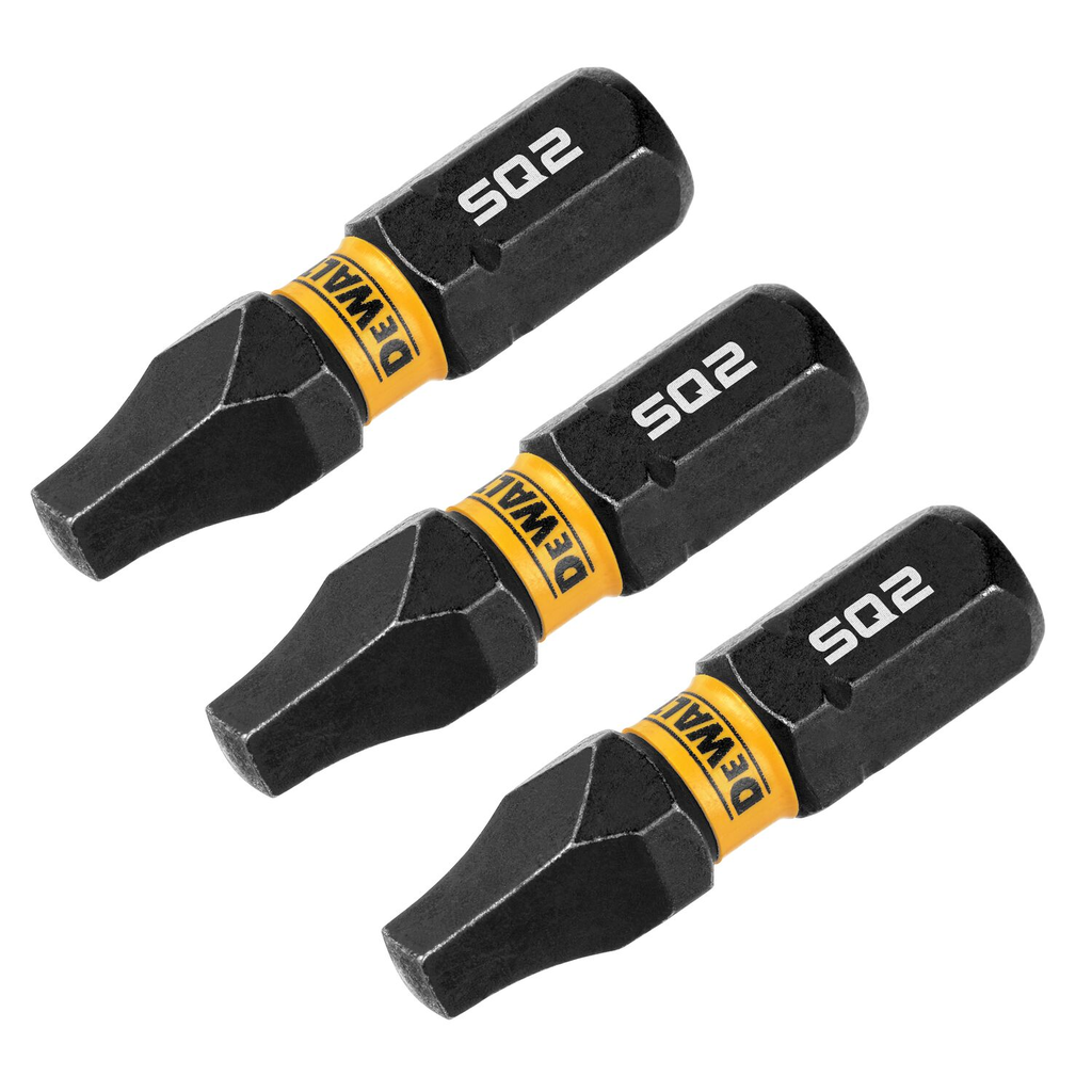 DW FLEXTORQ 3PK 1IN BITS FOR SQ2