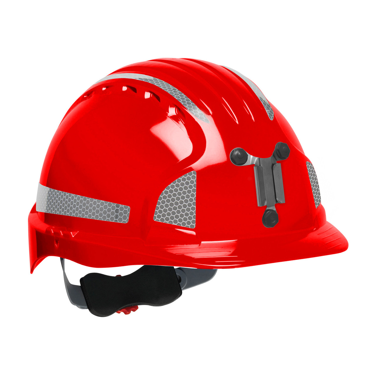Evolution® Deluxe 6151 280-EV6151MCR2  Hard Hats, Size OS, Red